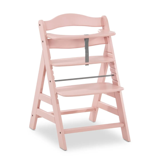 Hauck Alpha+ Wooden Highchair - Rose