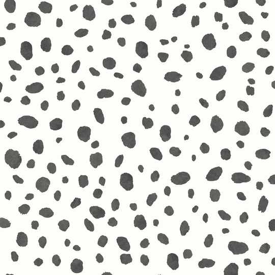 Holden Decor Dalmatian Black/White Wallpaper