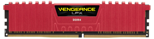 Corsair Vengeance LPX 8GB DDR4 DRAM 2666MHz C16 Red 1.2V Memory Kit