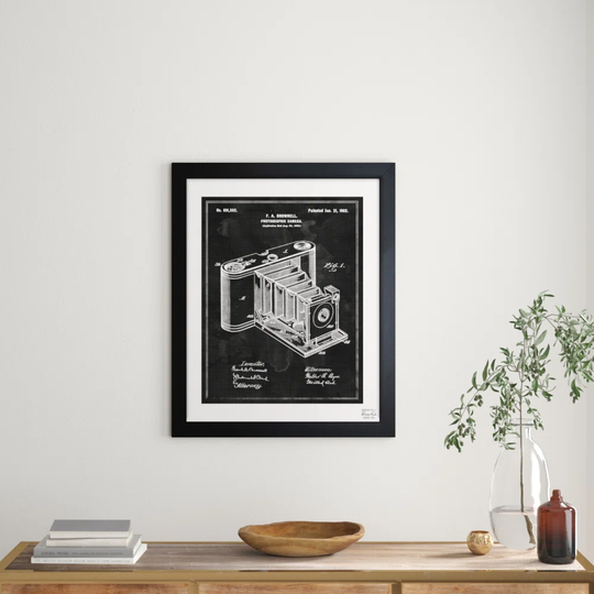 'Photographic Camera 1902' Framed Graphic Art