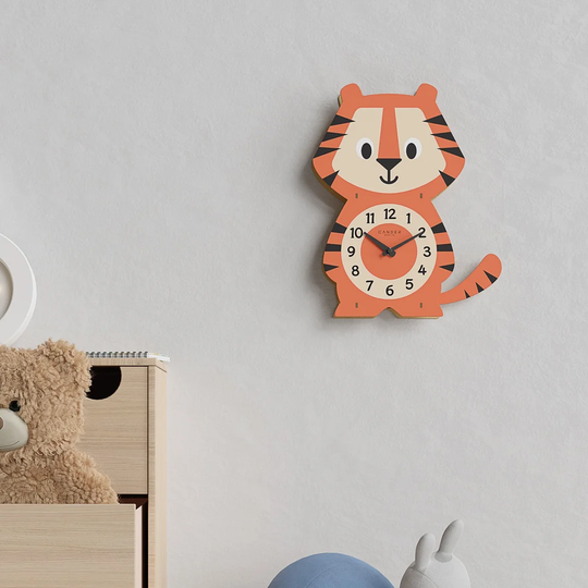 Tiger Silent Wall Clock