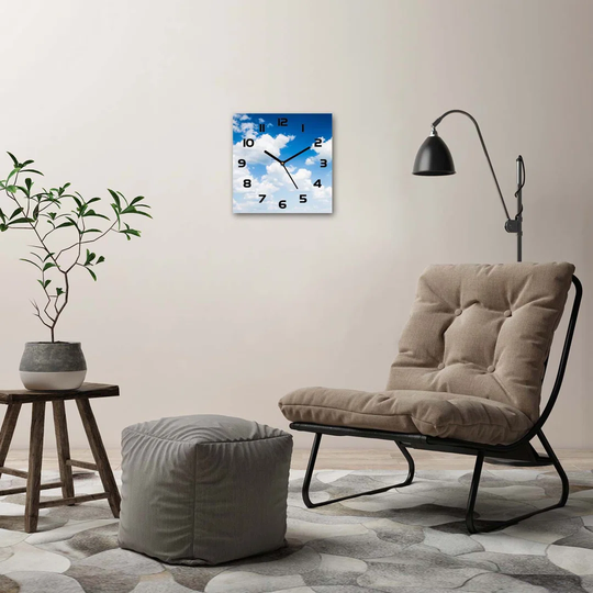 Jiejing Clouds in the Sky Silent Wall Clock