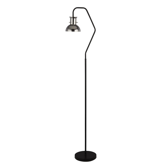 Fuente 155cm Black Arched Floor Lamp