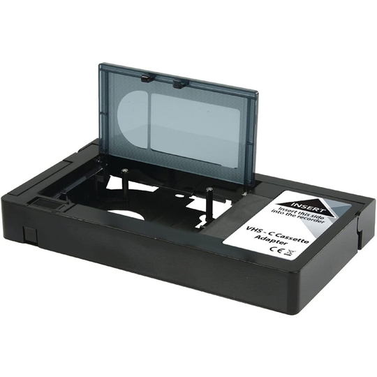 Motorised VHS-C Compact Video Cassette Tape Adaptor Battery Operated Camcorder