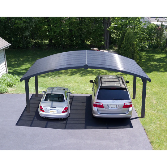Palram - Canopia Canopia by Palram Arizona Wave Double Carport - Grey
