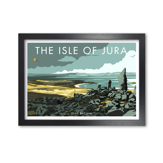 Isle of Jura Glas Bheinn by Stephen Millership - Graphic Art Print on Paper