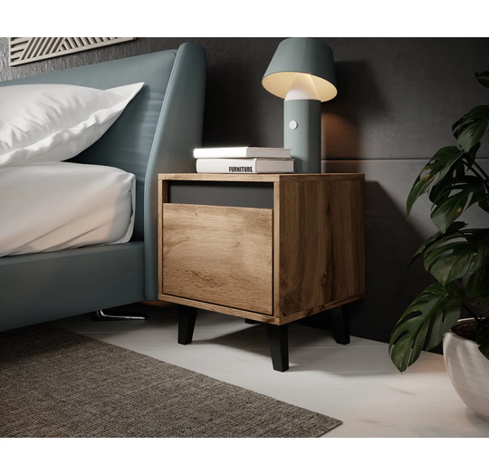Terracotti 1 Drawer Bedside Table