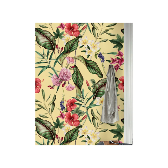 Swaffham Warm Flowers Floralfield Wallpaper