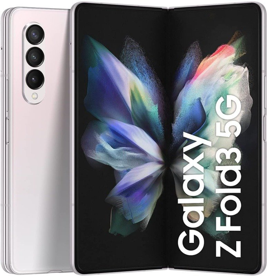 Samsung Galaxy Z Fold3 5G 256GB Smartphone - Phantom Silver