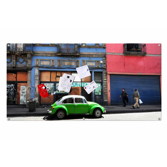 Cuba Magnetic Wall Mounted Photo Memo Board