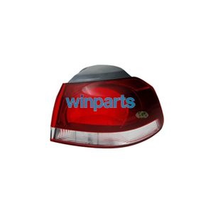 Tail Light LEFT Outer Side Hella Type BLACK 9219456
