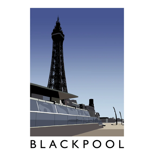 Blackpool 1 by Richard O'Neil - Graphic Art Print on Paper