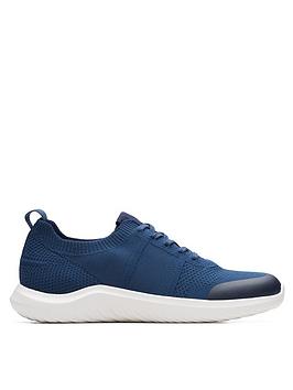 Clarks Novalite Lace Textile Trainer