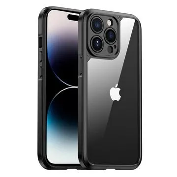 iPaky Shockproof iPhone 14 Pro Hybrid Case - Black