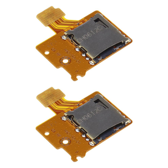 2x Micro SD Reader For Nintendo Switch Tf Card Slot Board Replacement Part Flex