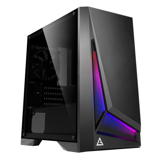 Antec DP301M Dark Phantom Micro ATX Gaming Case with Tempered Glass Window