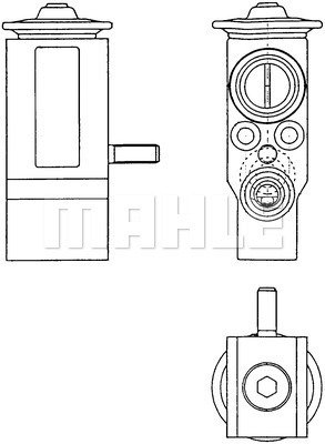 Air Conditioning Valve 8UW351303-381 by BEHR
