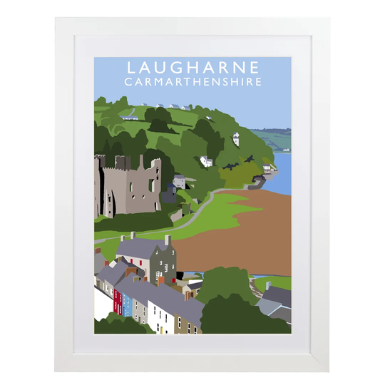 Laugharne 2 - Graphic Art on Paper