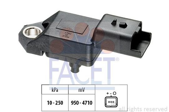 Air Pressure Sensor, height adaptation Made in Italy - OE Equivalent 103034