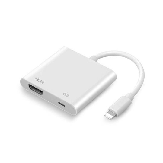 Adapter Cable Lightning To HDMI Digital TV AV Apple iPhone iPad 5 6 7 8 Plus X