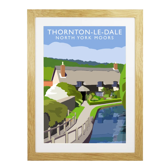 Thornton-Le-Dale by Richard O'Neil - Graphic Art Print on Paper