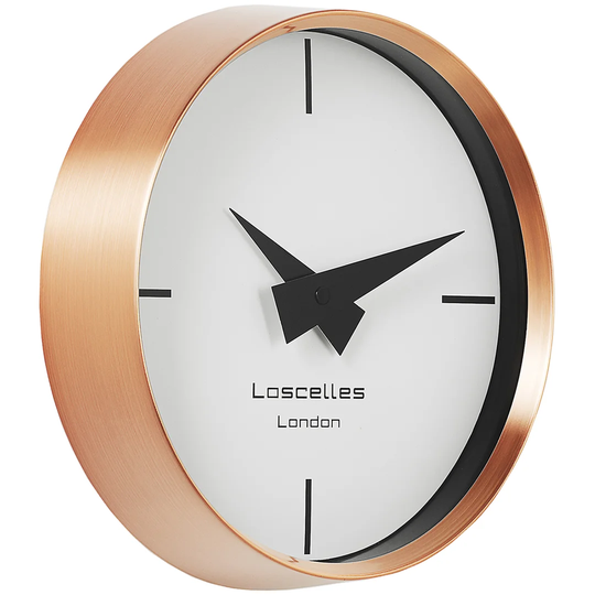 23cm Copper Cases Circular Wall Clock