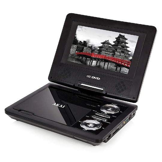 AKAI 7-inch Portable DVD Player - Black