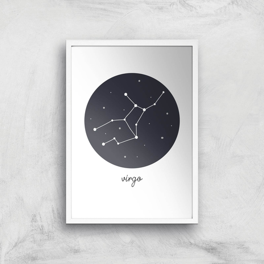 Virgo Art Print - A2 - White Frame