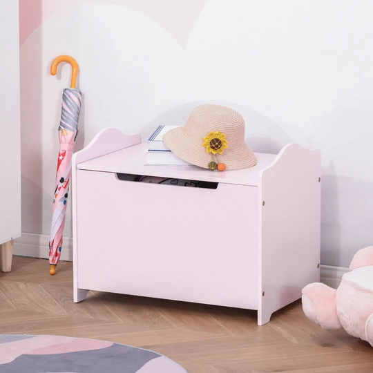 HOMCOM 40x60cm Kids Storage Box Bedroom Organiser for Child 3 Yrs+