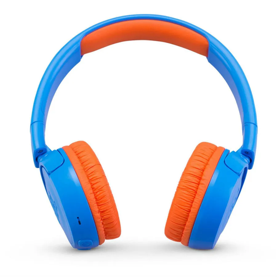 JBL JR300 Kids' Portable On-Ear Headphones - Blue/Orange