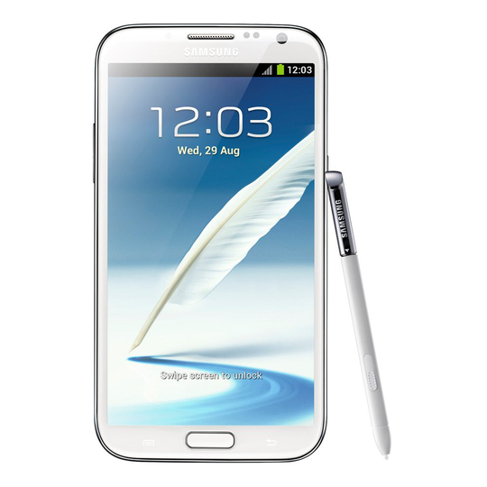 (Unlocked, Marble White) Samsung Galaxy Note II Single Sim | 16GB | 2GB RAM