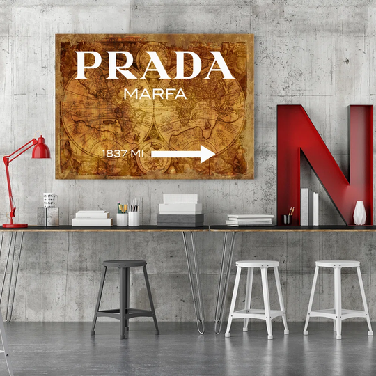 Canvas Print, Brown Quotes