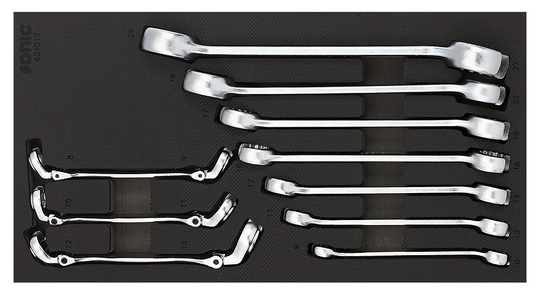 Sonic Ring Wrench Set "open model" 10-piece 601017