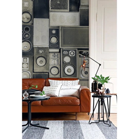 Lamyra Retro Stereo Music Pop Disco Cassette Player Recorder Wallpaper
