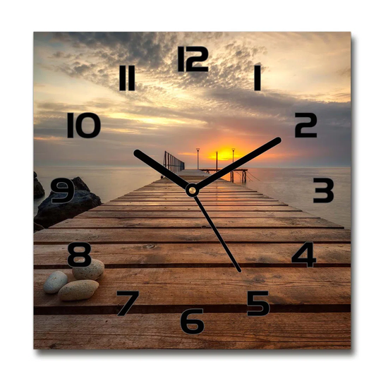 Hemko Wooden Pier Silent Wall Clock