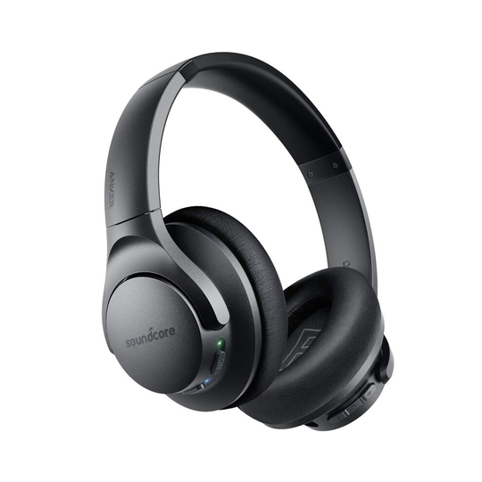 Anker Soundcore Life Q20 Hybrid Active Noise Cancelling Headphones, Wireless Over Ear Bluetooth Headphones, 40H Playtime, Hi-Res Audio, Deep Bass, Mem