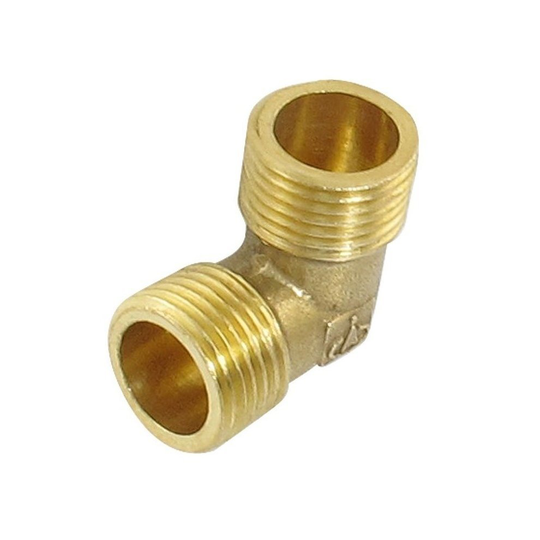 (1") Brass Water Pipe Male Elbow Adapter Connector 1/2 3/4 1 Inch Thread Fittings