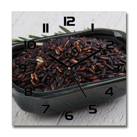 Harnek Wild Rice in a Bowl Silent Wall Clock