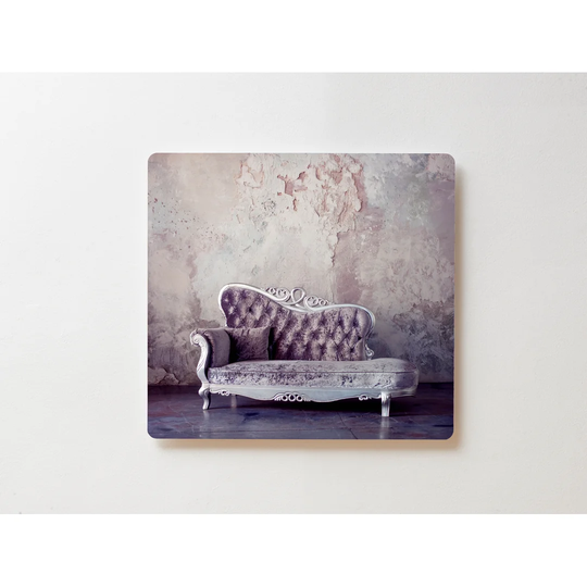 Backlight Motive Wall Picture Abandoned Place Sofa Magnetic Cork Board