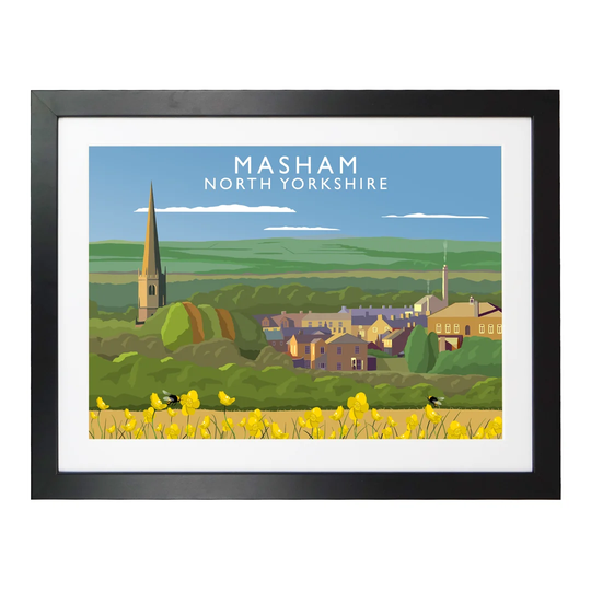 Masham by Richard O'Neil - Graphic Art Print on Paper