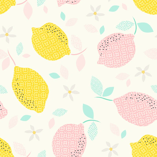 Walllpaper Roll 208X146cm Mural Decoration Kitchen Livingroom Bedroom Wallpaper Material With Print - Lemons Flowers