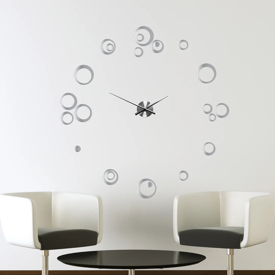Rings 10cm Silent Wall Clock