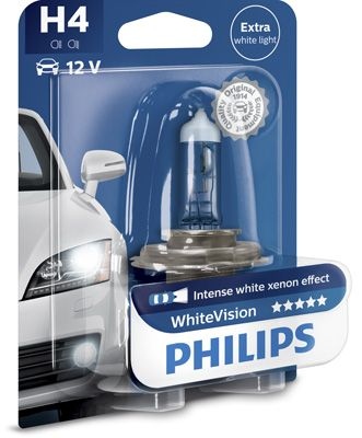 Philips 12342WHVB1 H4 WhiteVision per piece 12342WHVB1