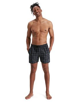 Speedo Check Leisure 16" Watershort - Black