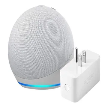 Amazon Echo Dot 4 Smart Speaker with Alexa Assistant - White