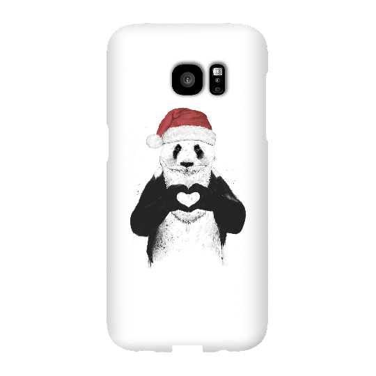 Balazs Solti Santa Bear Phone Case for iPhone and Android - Samsung S7 Edge - Snap Case - Matte