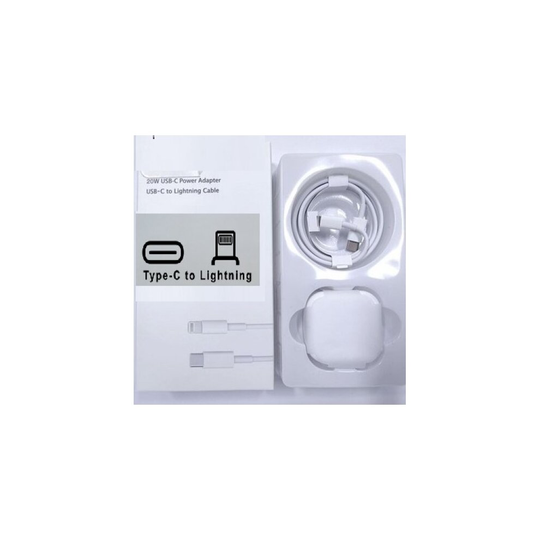 20W Type C fast Charger for iPhone 12 with lightning cable