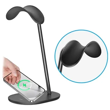 Benks L40 Grand Pro Headphone Stand with Wireless Charger - Black