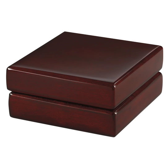 Pursuit Traditional Analog Quartz Tabletop Clock in Rosewood Hall/Polished Brass