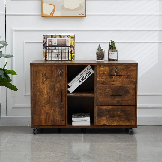 Lakeith 3 Drawer Lateral Filing Cabinet